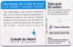 telecarte 50 credit du nord B43026076