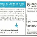 telecarte 50 credit du nord B43026088