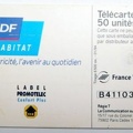 telecarte 50 edf habitat B41103001