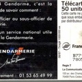 telecarte 50 gendarme B77189022780560524