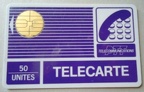 telecarte 50 ptt telecommunications puce bull 001