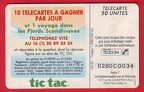 telecarte 50 tictac B280C0034