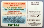 telecarte 50 tictac B280C0072