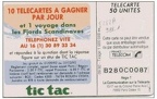 telecarte 50 tictac B280C0087