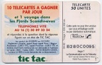 telecarte 50 tictac B280C0095