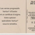 telecarte 50 varilux A 2C6987