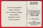 telecarte 50 varilux A 2C7030