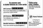 telecarte 5 societe generale assurances C7410467470220647