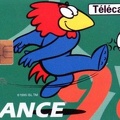 telecarte mascotte foot 1998