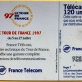 telecarte 120 tour de france 1997 B76101638765845030