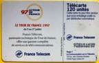 telecarte 120 tour de france 1997 B76101638765845030