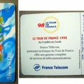 telecarte 120 tour de france 1998 C86125568794087759