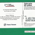 telecarte 50 tour de france 1996 A 65119482659570638