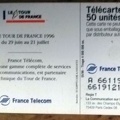 telecarte 50 tour de france 1996 A 66119616661912124