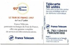 telecarte 50 tour de france 1997 A 76112400758328088