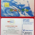 telecarte 50 tour de france 1998 A 86493897283735604