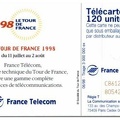 telecarte 50 tour de france 1998 C86125498805420150