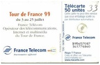 telecarte 50 tour de france 1999 B95457087341776840