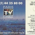 telecarte 120 paris cable 39508D