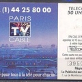 telecarte 50 paris cable 39504B