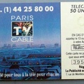 telecarte 50 paris cable 39505G