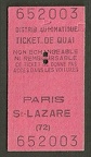 ticket quai saint lazare 2014