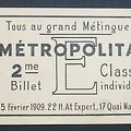 metingue du metro 1909