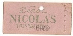 ticket nicolas 106b