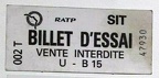 billet d essai 002T 47930