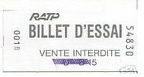 billet essai 001B 54830