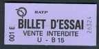 billet essai 001E 26324