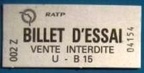 billet essai 002Z 04154