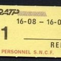 ticket personnel sncf 1608 1601 001A 00011