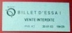 tickets essai 5725 c