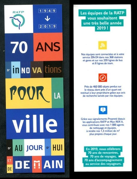 70 ans ratp 106 001