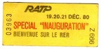ticket rer 1980 Z666 03963