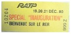 ticket rer 1980 Z666 10204