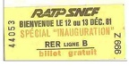 ticket rer 1981 Z666 44053