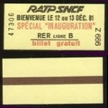 ticket rer 1981 Z666 47306