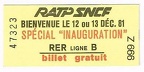 ticket rer 1981 Z666 47323