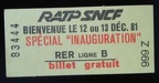 ticket rer 1981 Z666 83444