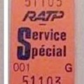 ticket service special 51103