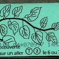 ticket t2 decouverte 1997 001A 35014