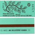 ticket t2 decouverte t2 1997 001A 47699