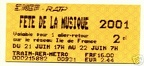 ticket fete musique 2001 sncf 4911