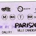 ticket paris 2012 00740012