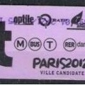 ticket paris 2012 90987