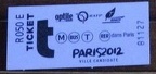 ticket paris 2012 R050 E 81127