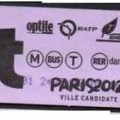 ticket paris 2012 R 050 F 34028