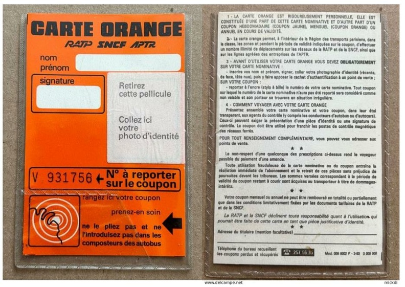 carte orange V931756 r